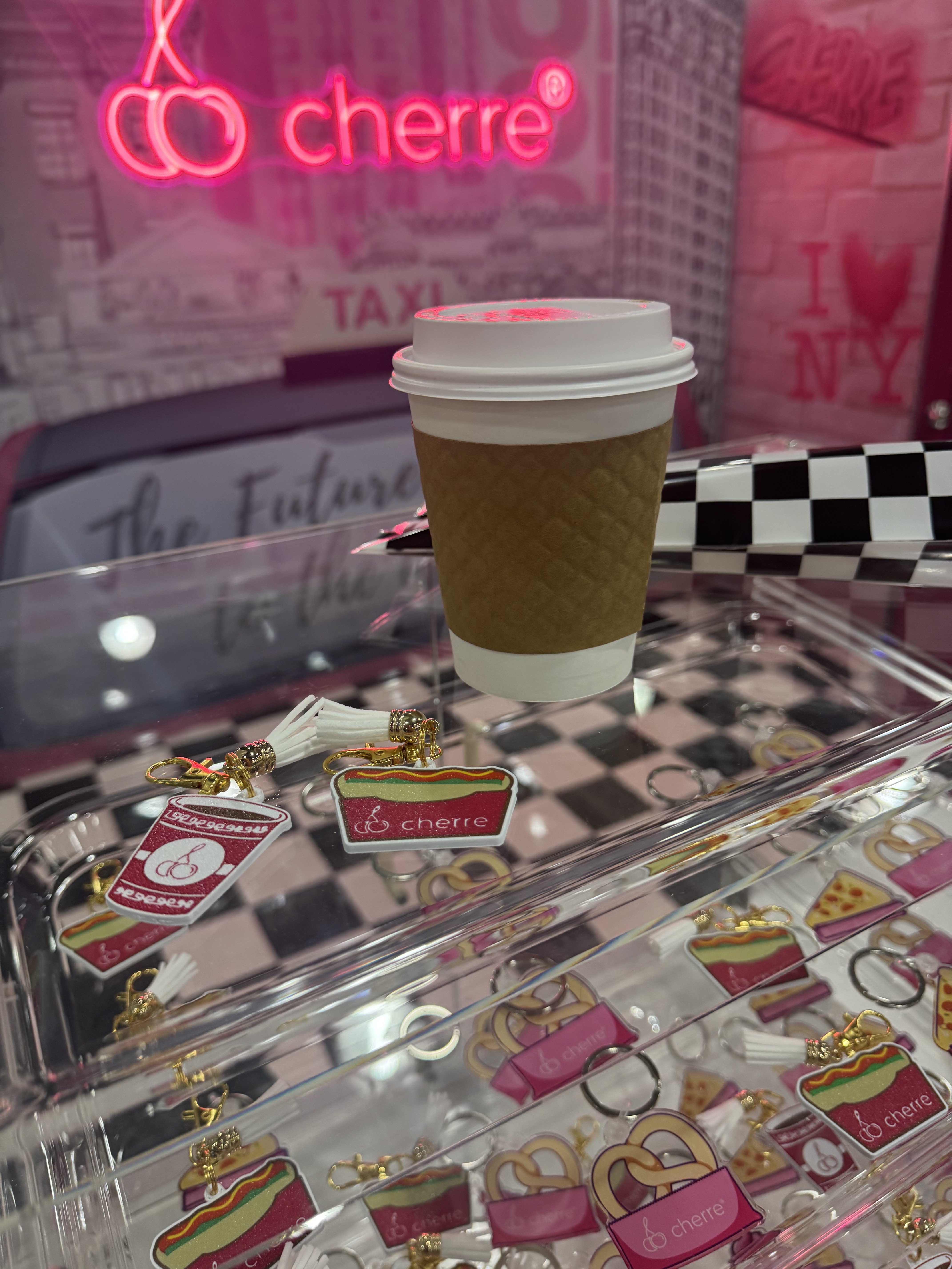 Cherre branded NYC street vendor kiosk activation at CREtech