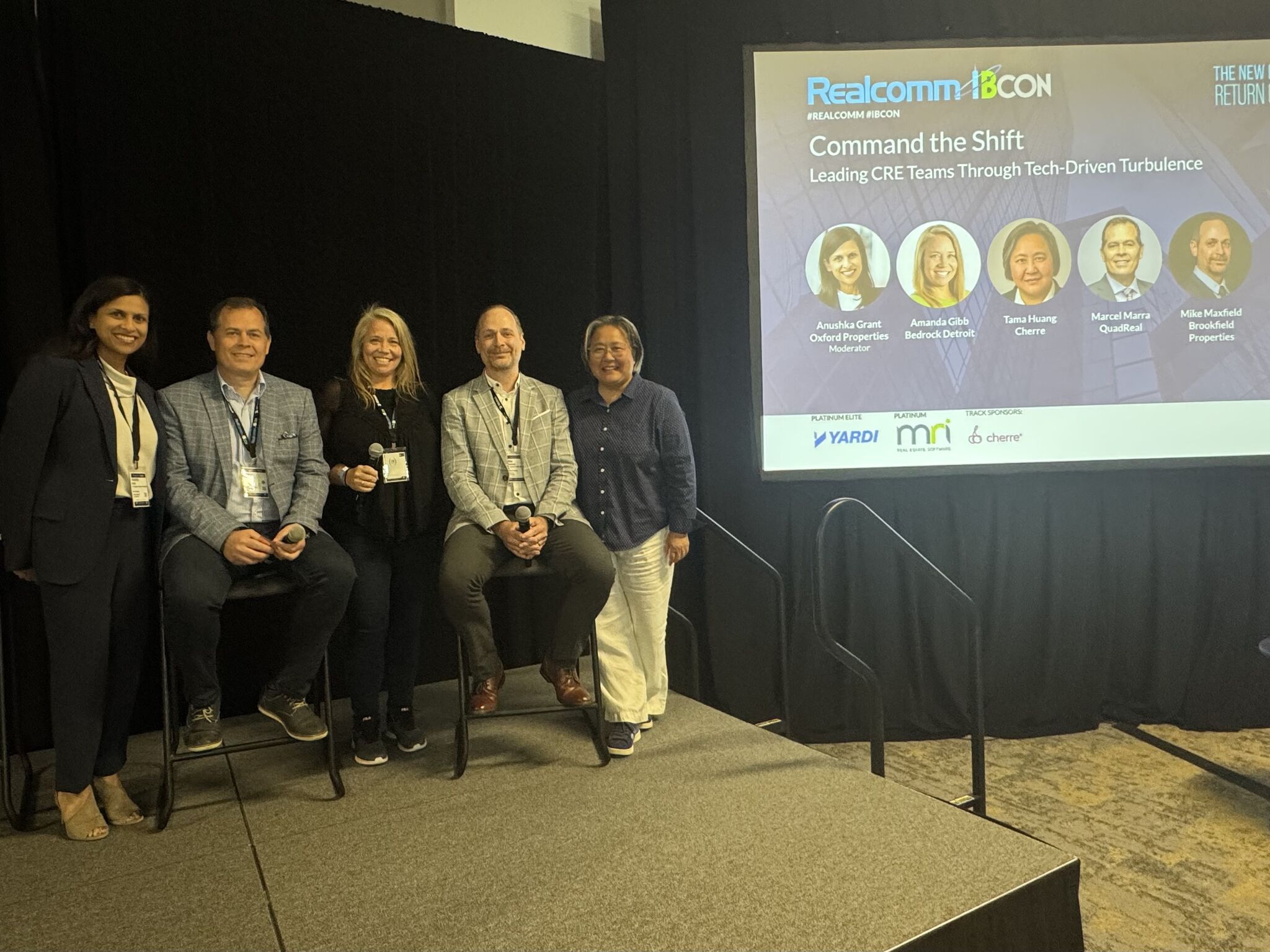 Tama speaking at Realcomm
